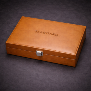 Seaboard Premium Brown Leather Box